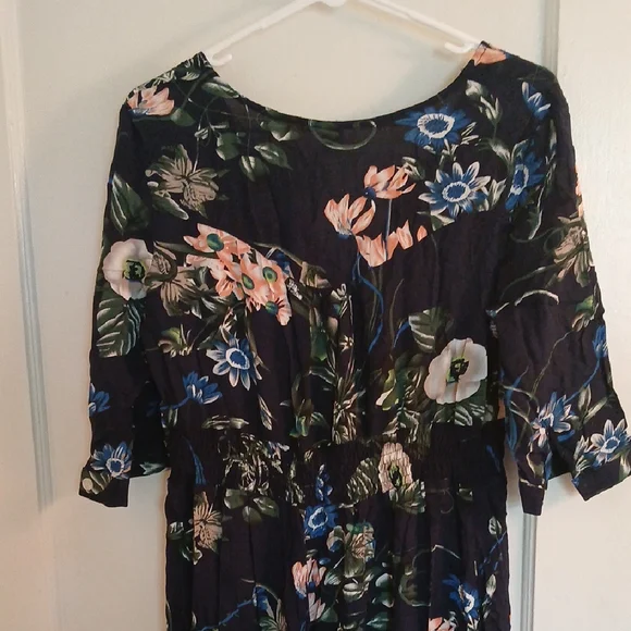 H&M Floral Bell Sleeve Maxi Sundress - Picture 9 of 12